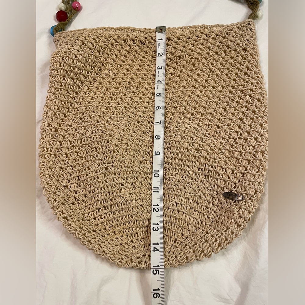 Cappelli Straworld Crochet Bag with Beaded Strap - Picture 9 of 9